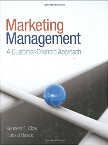 Marketing Management clow test bank