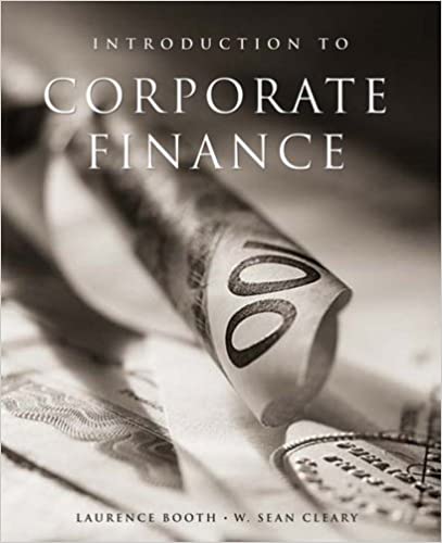 Introduction to Corporate Finance Canadian test bank